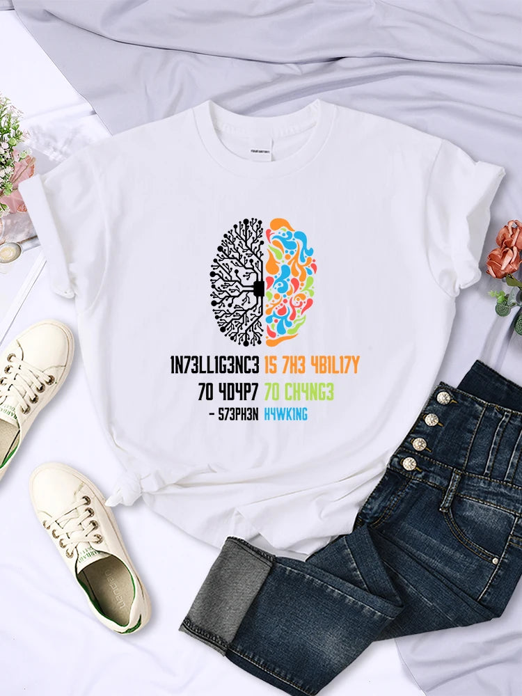 Intelligence Is The Ability To Adapt To Change T-Shirts