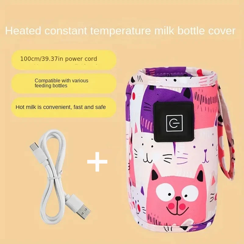 USB Milk Water Warmer, Travel Stroller Insulated Bag