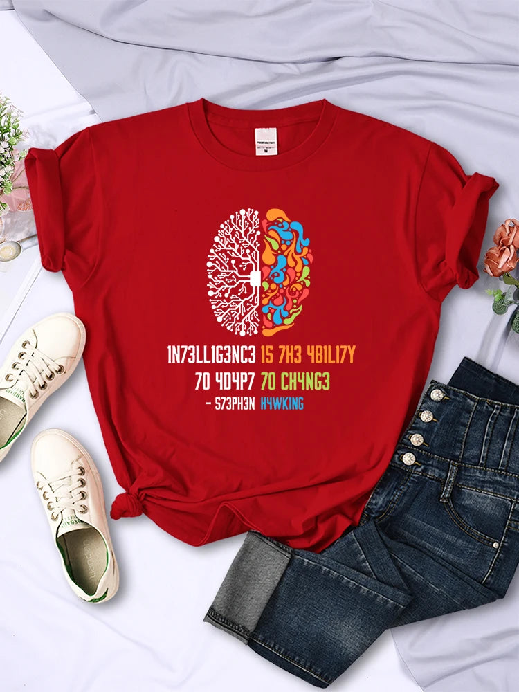 Intelligence Is The Ability To Adapt To Change T-Shirts