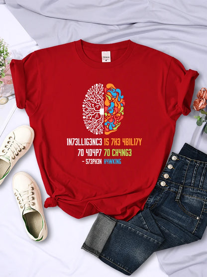 Intelligence Is The Ability To Adapt To Change T-Shirts