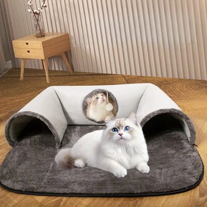 Cat Interactive U-shaped Cat Tunnel Cat Bed