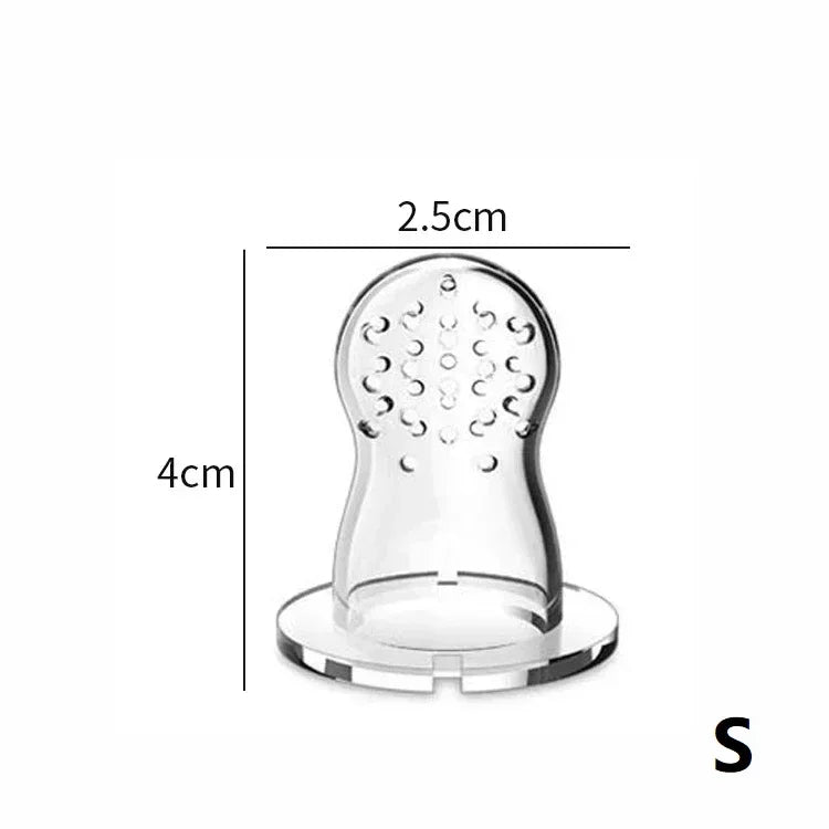 Silicone Baby Fruit Feeder with Cover Baby Nipple Fresh