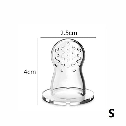 Silicone Baby Fruit Feeder with Cover Baby Nipple Fresh