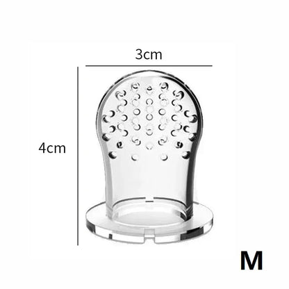 Silicone Baby Fruit Feeder with Cover Baby Nipple Fresh