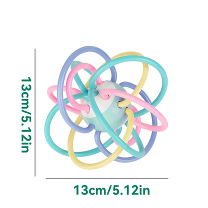 Morandi Manhattan Hand Grab Ball Baby Teether Teething Toy