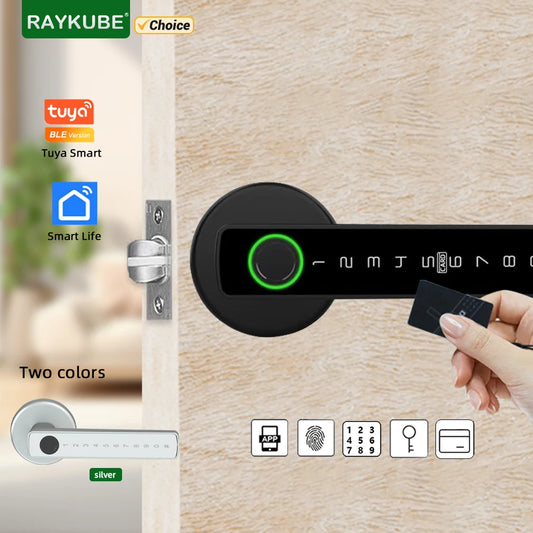 RAYKUBE M5 Tuya BLE Smart Fingerprint Door Lock