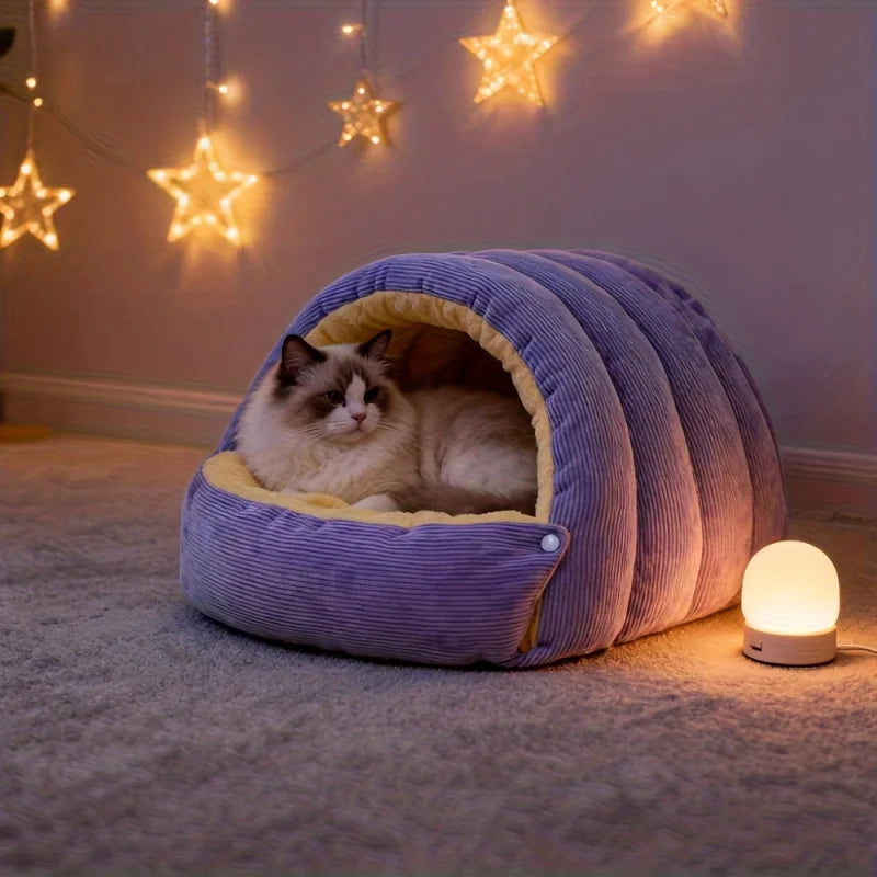 Cat Bed Warm Pet House Pet Sleeping Nest