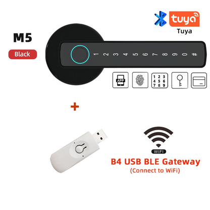 RAYKUBE M5 Tuya BLE Smart Fingerprint Door Lock