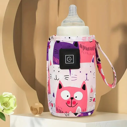 USB Milk Water Warmer, Travel Stroller Insulated Bag