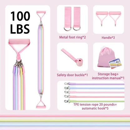 Multi Functional Tension Rope Fitness Stretcher for Household