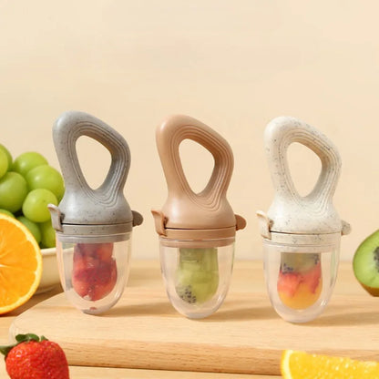 Silicone Baby Fruit Feeder with Cover Baby Nipple Fresh