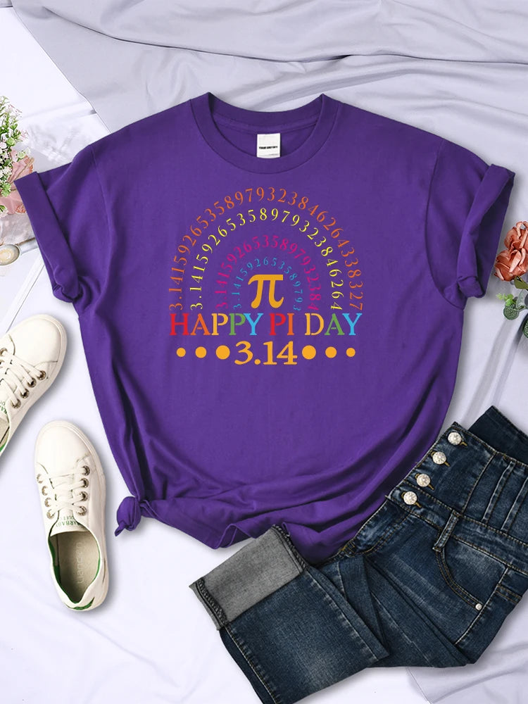 Happy Pi Day 3.14 Mathematics Math Teacher Rainbow