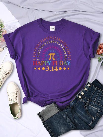 Happy Pi Day 3.14 Mathematics Math Teacher Rainbow
