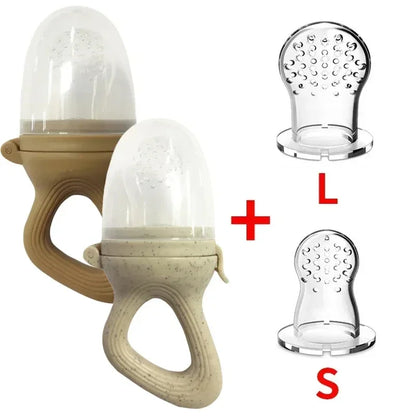 Silicone Baby Fruit Feeder with Cover Baby Nipple Fresh