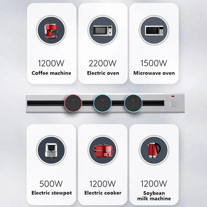 Wall Mounted Electrical Track Socket Module