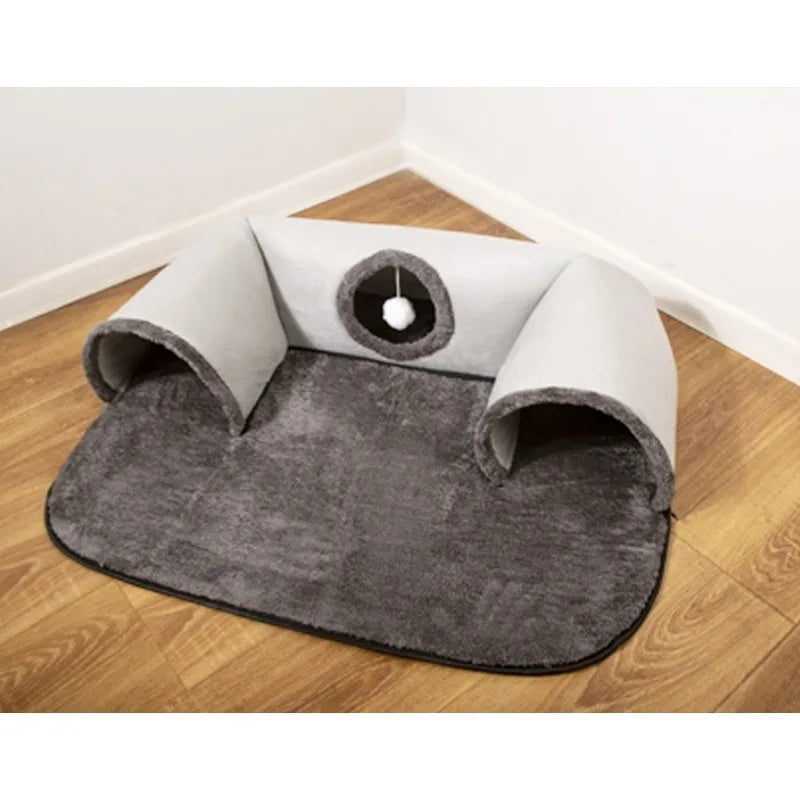 Cat Interactive U-shaped Cat Tunnel Cat Bed