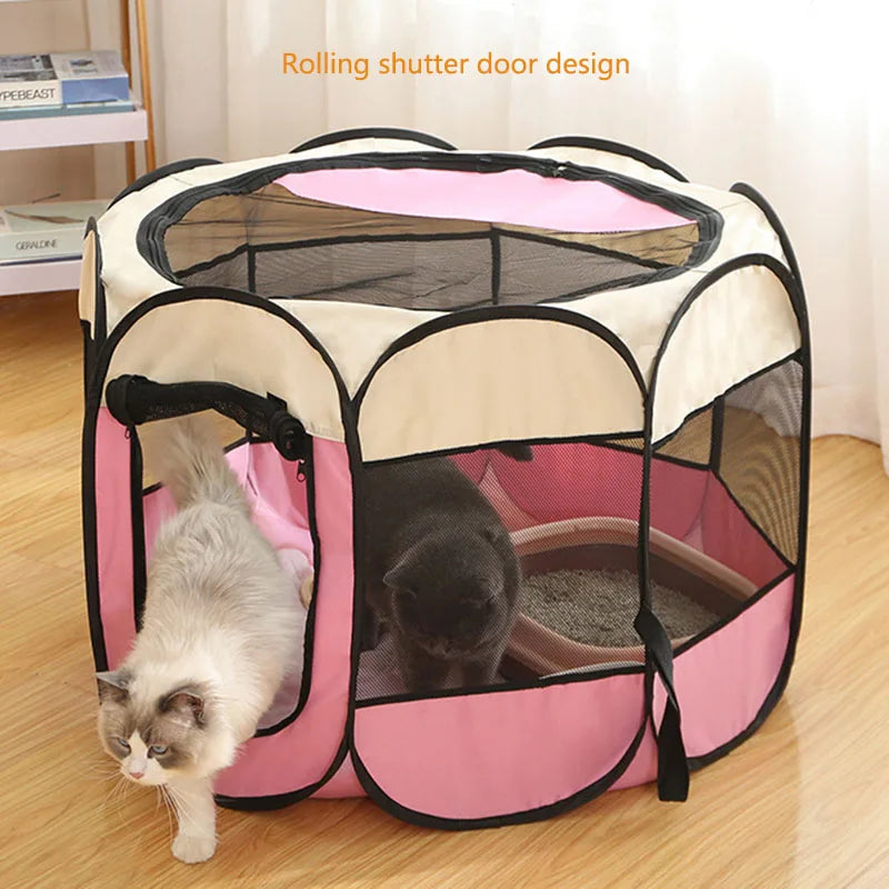 Foldable cats, dog kennels delivery rooms