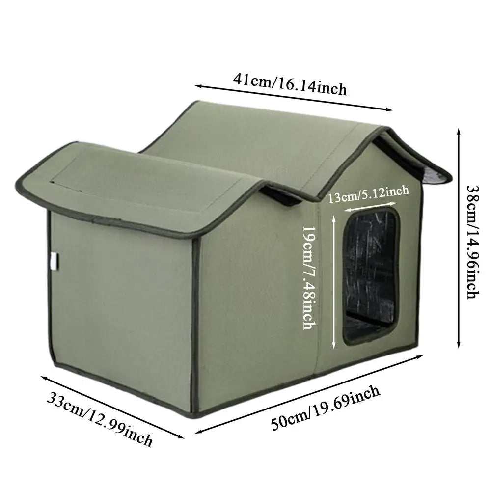 Winter Cat House Outdoor Feral Cats Dogs House