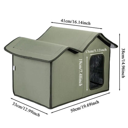 Winter Cat House Outdoor Feral Cats Dogs House