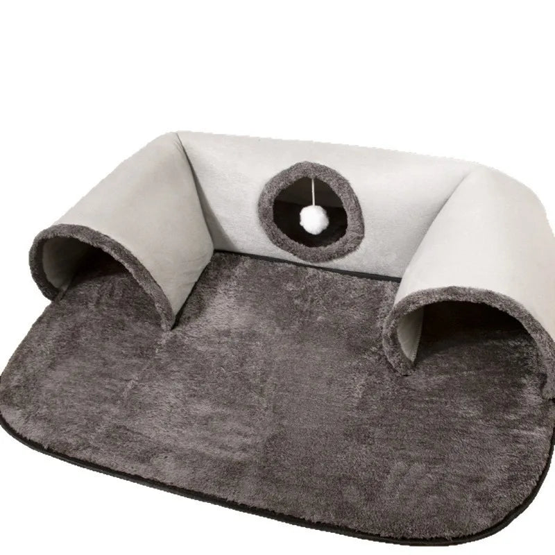 Cat Interactive U-shaped Cat Tunnel Cat Bed