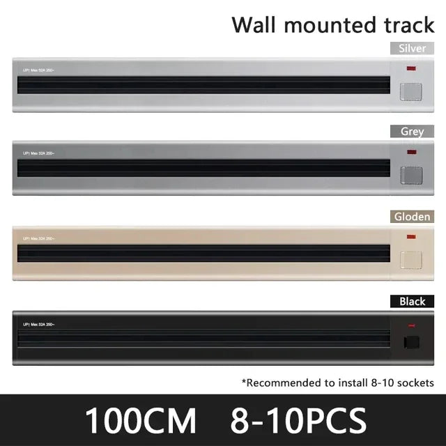 Wall Mounted Electrical Track Socket Module