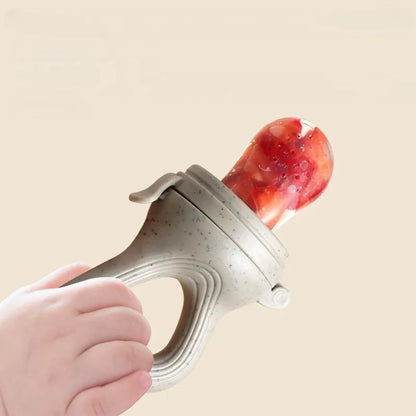 Silicone Baby Fruit Feeder with Cover Baby Nipple Fresh