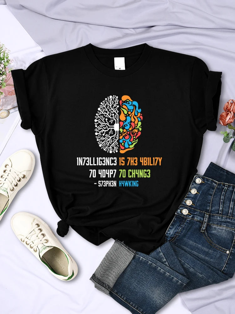 Intelligence Is The Ability To Adapt To Change T-Shirts
