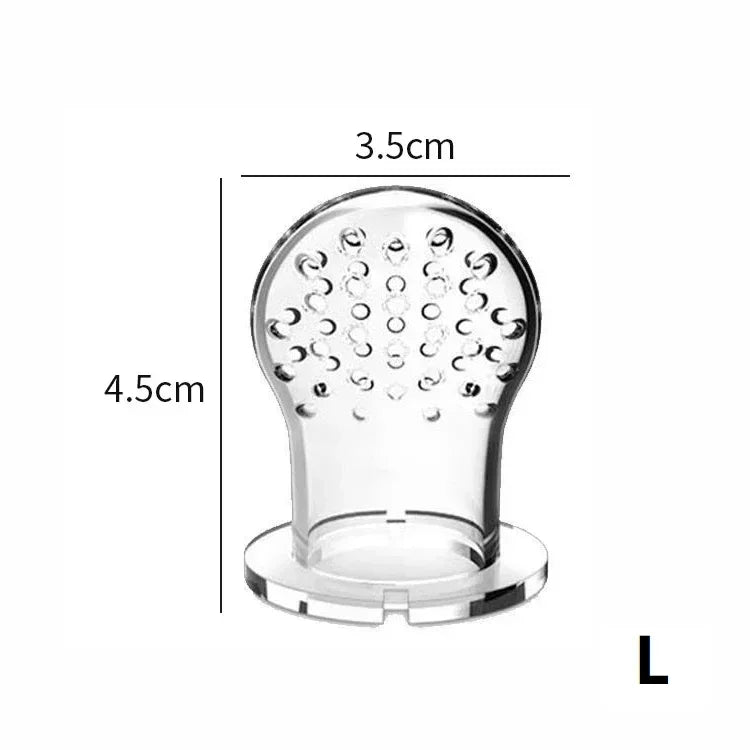 Silicone Baby Fruit Feeder with Cover Baby Nipple Fresh