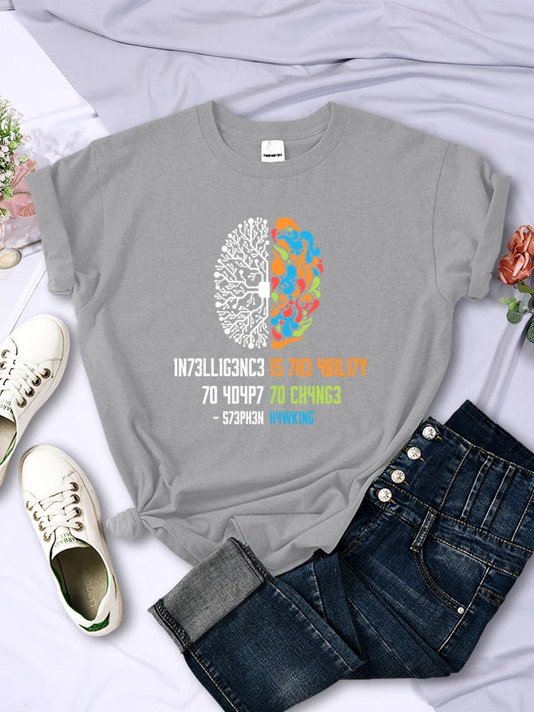 Intelligence Is The Ability To Adapt To Change T-Shirts