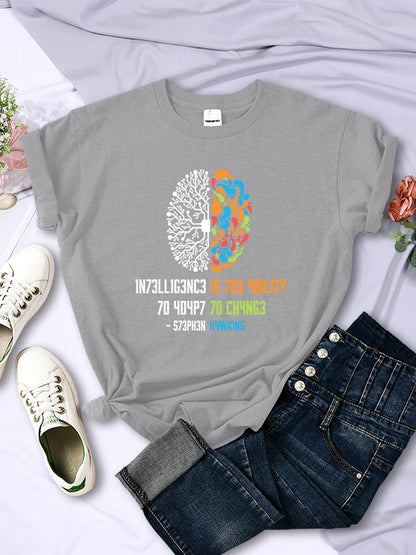 Intelligence Is The Ability To Adapt To Change T-Shirts