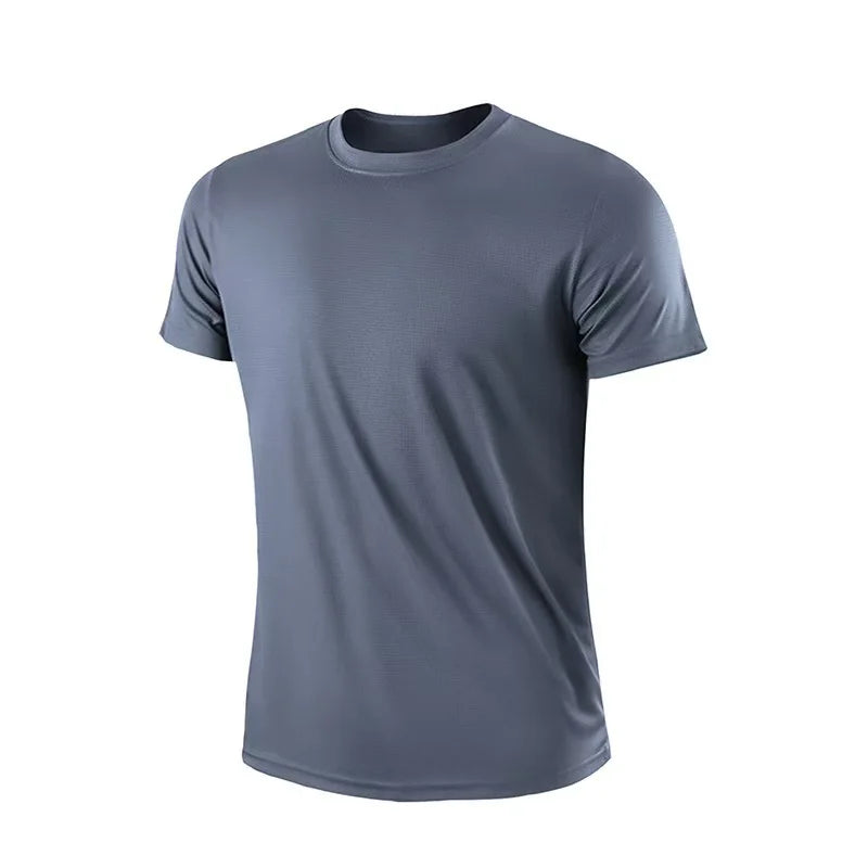 Men's Quick Dry Short Sleeve Gym Running Moisture