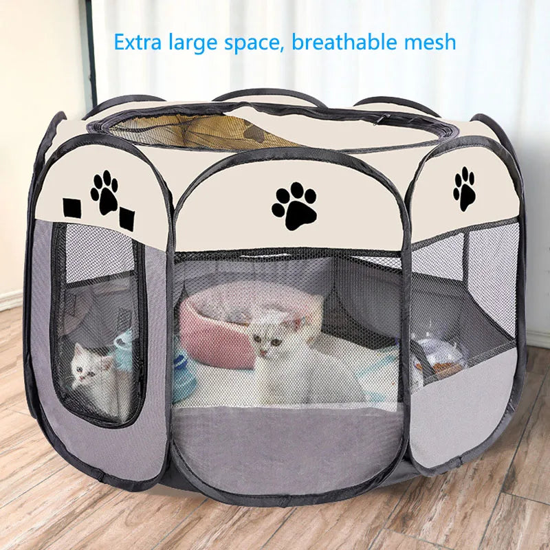 Foldable cats, dog kennels delivery rooms