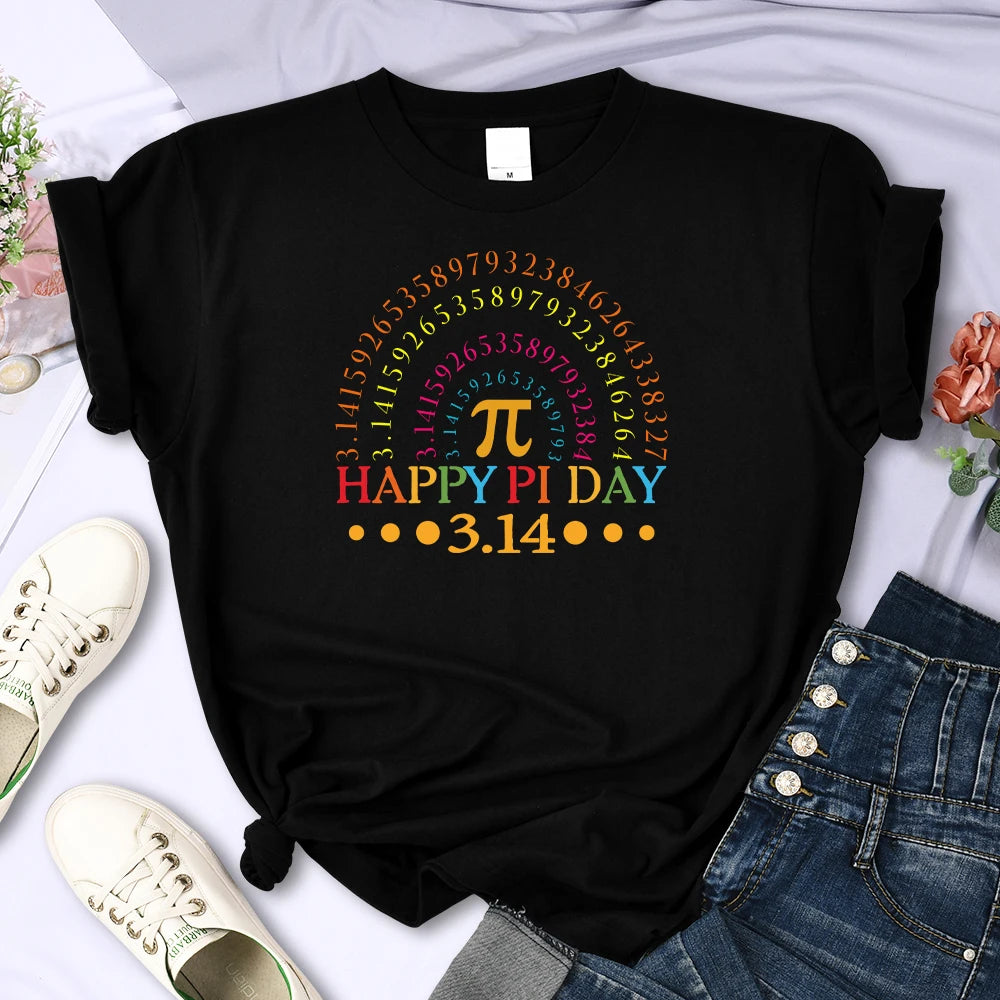 Happy Pi Day 3.14 Mathematics Math Teacher Rainbow