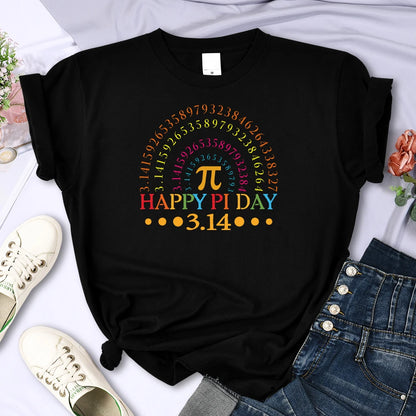 Happy Pi Day 3.14 Mathematics Math Teacher Rainbow