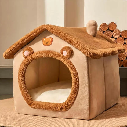 Foldable Pet House Removable Washable Cat House Puppy