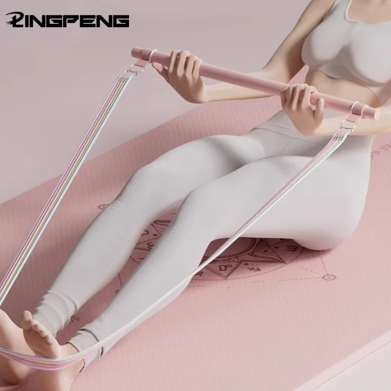 Multi Functional Tension Rope Fitness Stretcher for Household