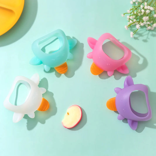 1PC Silicone Teether Toy For Baby Cartoon Animal
