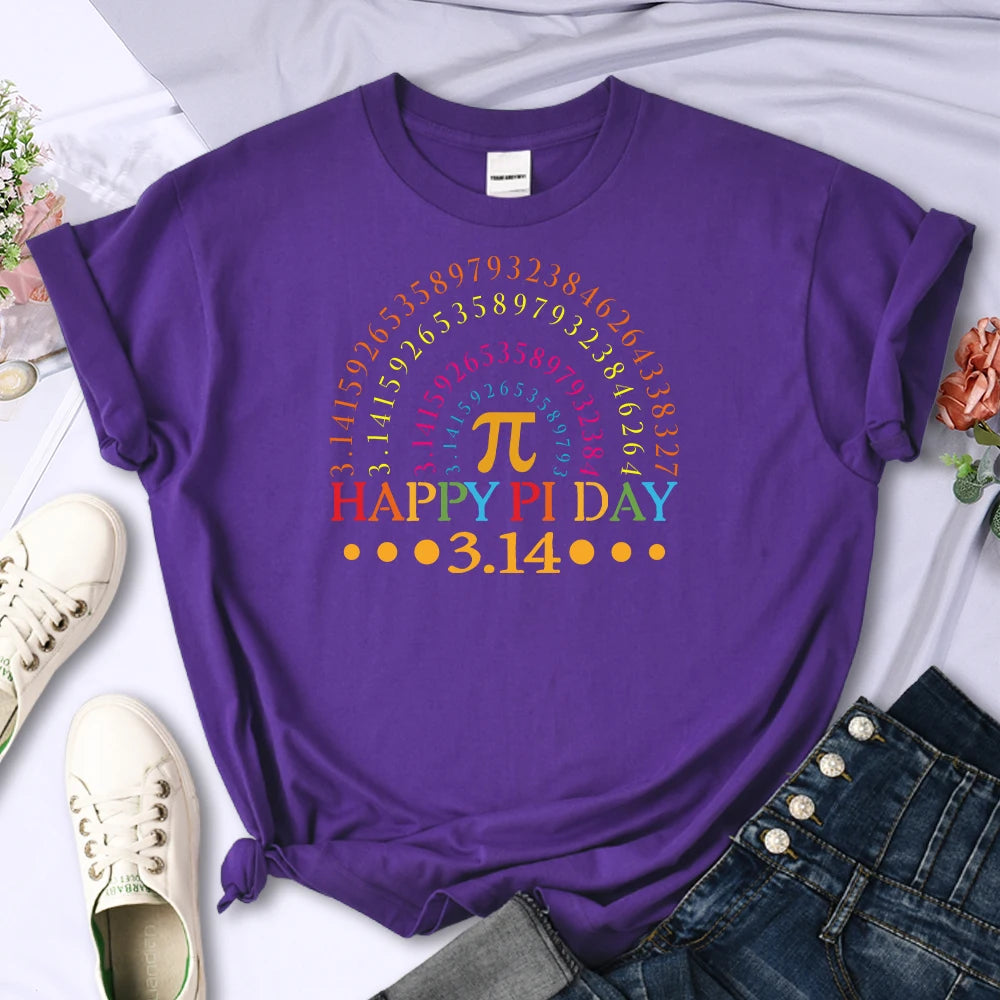 Happy Pi Day 3.14 Mathematics Math Teacher Rainbow