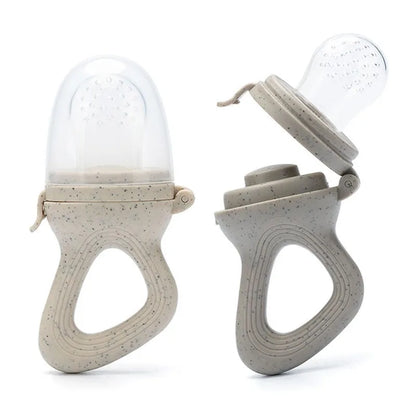 Silicone Baby Fruit Feeder with Cover Baby Nipple Fresh