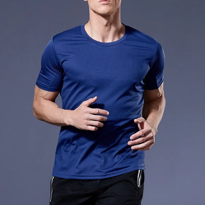 Men's Quick Dry Short Sleeve Gym Running Moisture