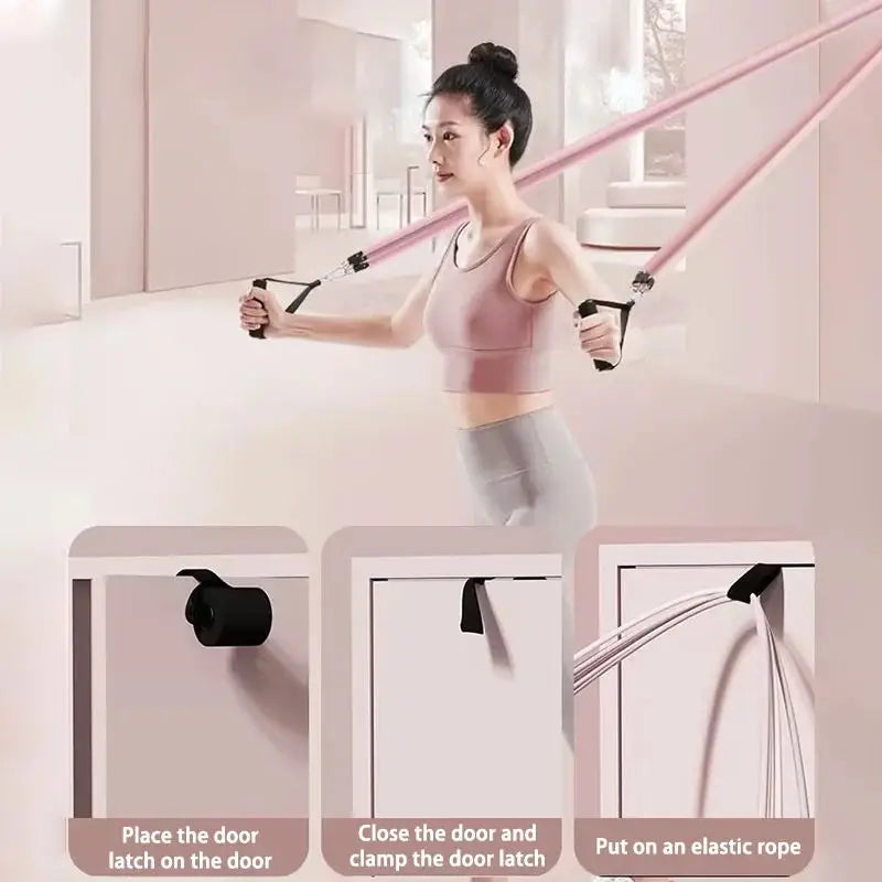 Multi Functional Tension Rope Fitness Stretcher for Household