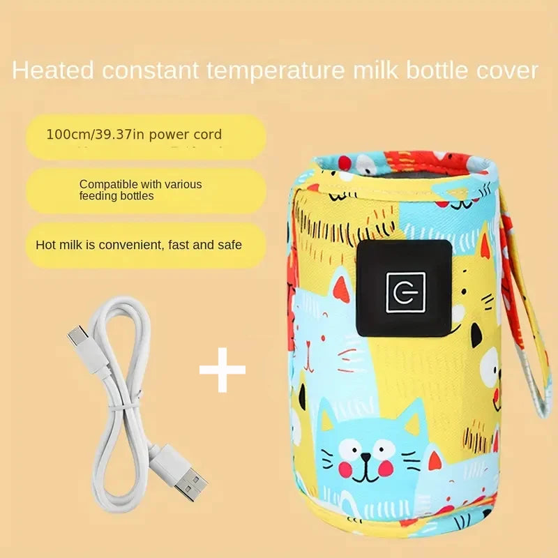 USB Milk Water Warmer, Travel Stroller Insulated Bag