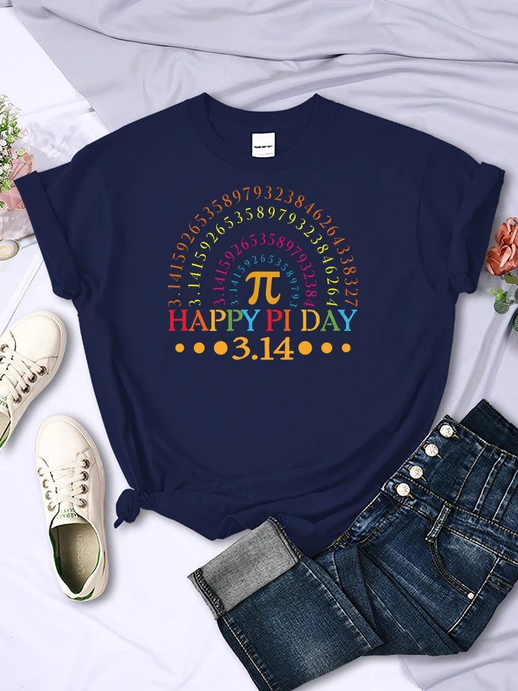 Happy Pi Day 3.14 Mathematics Math Teacher Rainbow