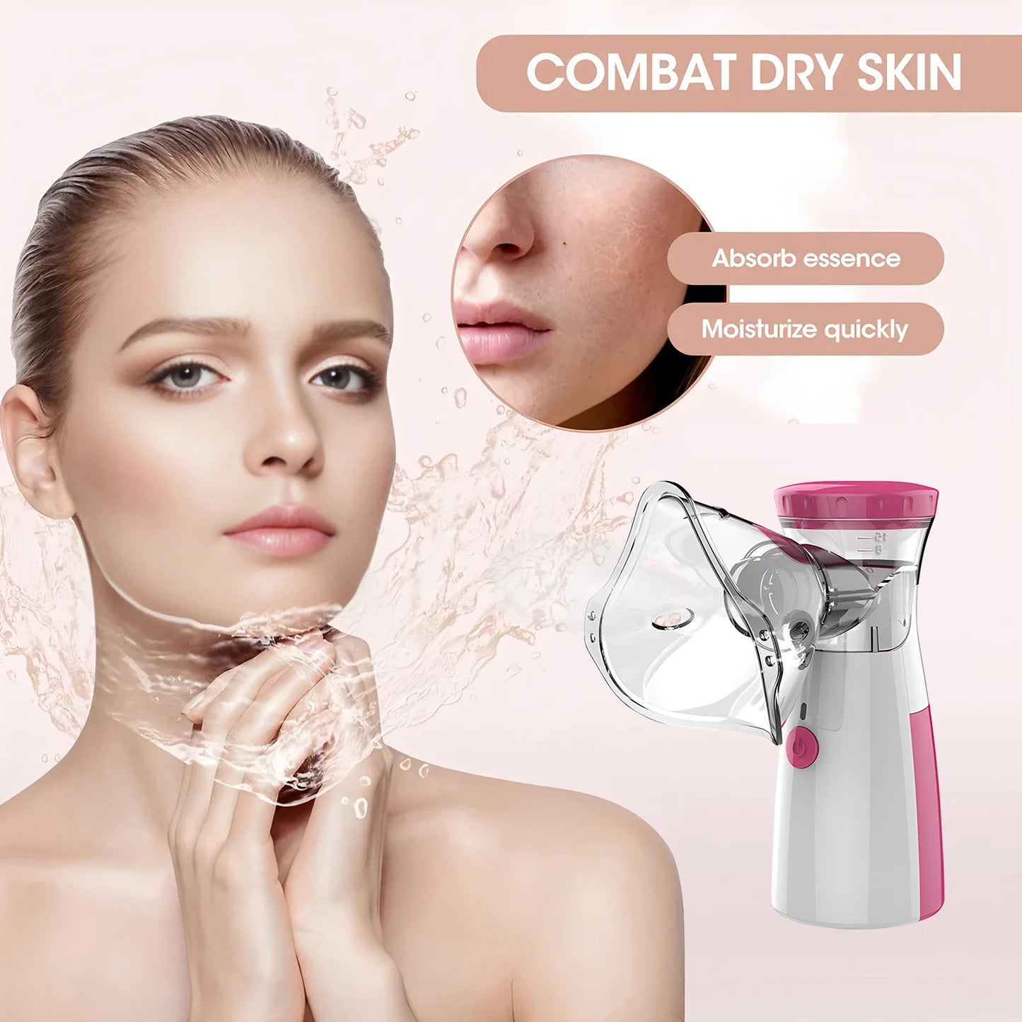 Nano Spray Water Supply Steamer Cleaner Face Fogger