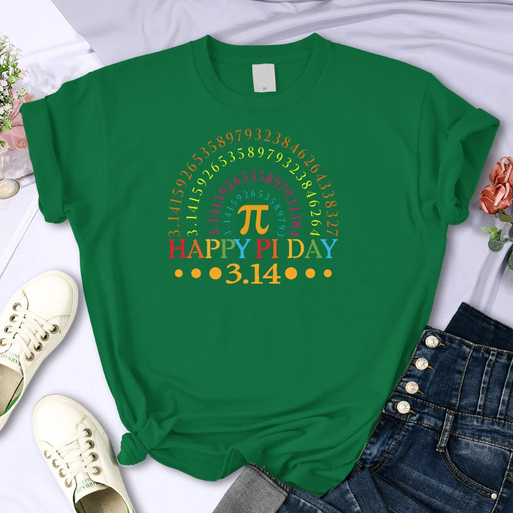 Happy Pi Day 3.14 Mathematics Math Teacher Rainbow