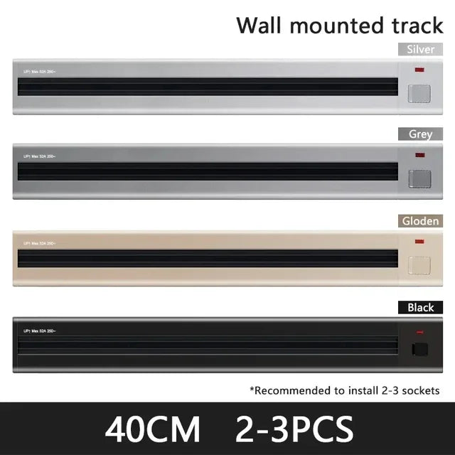 Wall Mounted Electrical Track Socket Module