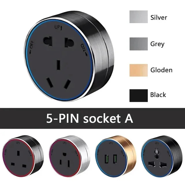Wall Mounted Electrical Track Socket Module