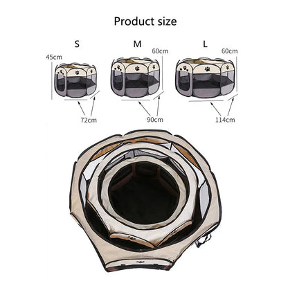 Foldable cats, dog kennels delivery rooms