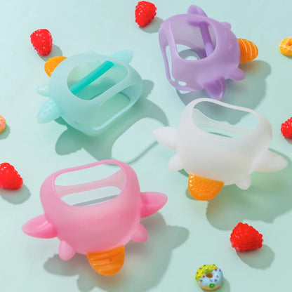 1PC Silicone Teether Toy For Baby Cartoon Animal