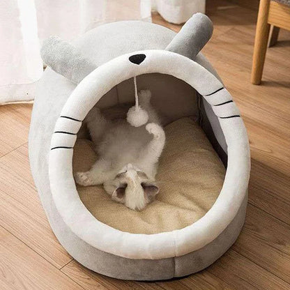 Pet Tent Cave Bed for Cats Small Dogs Self-Warming